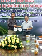 Lễ ký kết Hợp đồng dự án Trung tâm Trí tuệ nhân tạo - Đô thị phụ trợ  tại phường Trần Quang Diệu và phường Bùi Thị Xuân, thành phố Quy Nhơn
