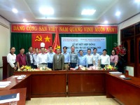 Lễ ký kết hợp đồng dự án Nhà ở xã hội tại khu đất phường Bồng Sơn, thị xã Hoài Nhơn
