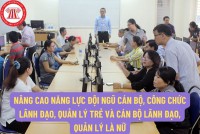 Phê duyệt Đề án: Bồi dưỡng nâng cao năng lực đội ngũ cán bộ, công chức lãnh đạo