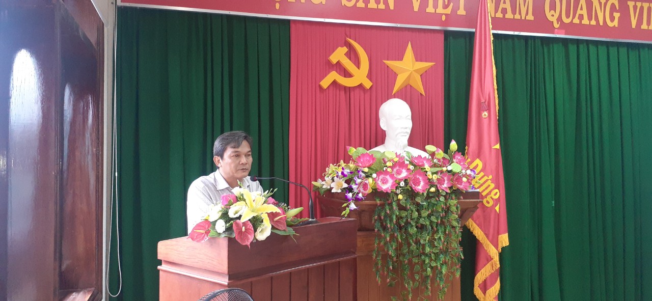 Ông Trần Viết Bảo - Bí thư Đảng ủy, Giám đốc Sở phát biểu chỉ đạo Hội nghị