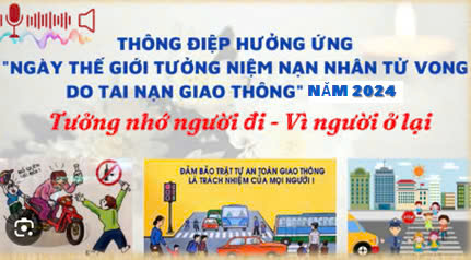 Kế hoạch tổ chức các hoạt động hưởng ứng “Ngày thế giới tưởng niệm các nạn nhân tử vong vì tai nạn giao thông” trên địa bàn tỉnh năm 2024.